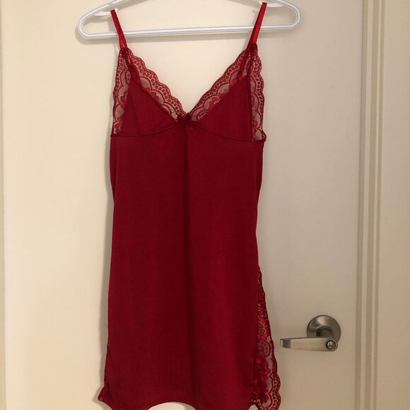 Red Cutout Lingerie Dress - Picture 1 of 2